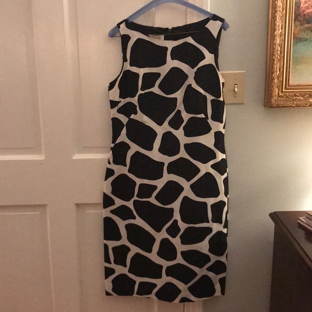 Talbots.  Black and white dress